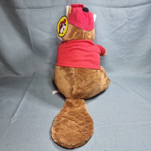 Jaag Bucees Beaver Plush 2017 Mascot Texas Stuffed Animal W/Tee Shirt & Hat - Picture 4 of 9