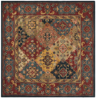 Safavieh Heritage RED / MULTI 4' X 4' Square Area Rug - HG926A-4SQ