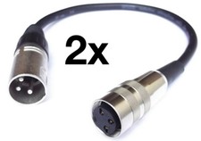 2x DIN KLEIN TUCHEL TO XLR
