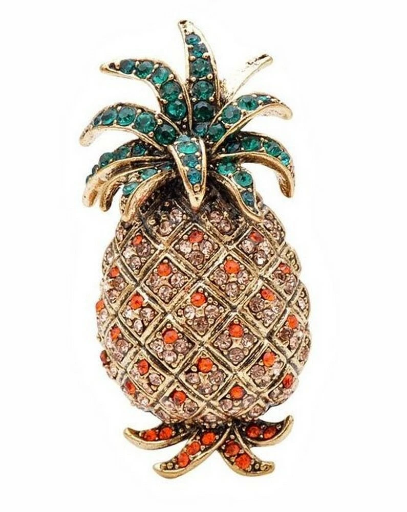 Spilla in oro con turchese e diamanti | Bertolami Fine Art Spilla in oro con turchese e diamanti | Bertolami Fine Art