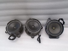 DK808156 00-06 MERCEDES S430 FRONT LEFT+RIGHT REAR RIGHT SET OF 3 SPEAKERS OEM