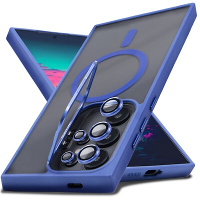 For Samsung Galaxy S26 Ultra Plus S25 S24 S23 Kickstand Mag Safe Case Cover