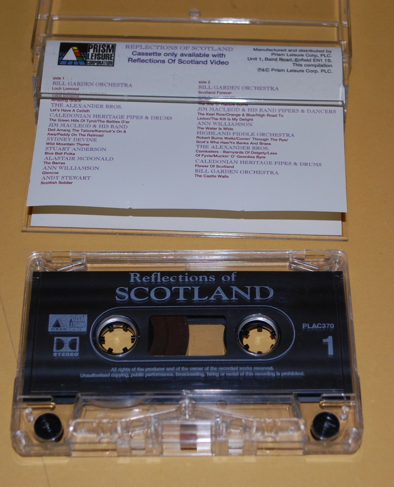 Reflections of Scotland 30 Scottish Songs Music Cassette Tape eBay