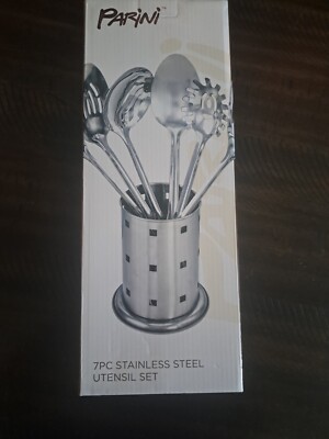 Parini Cookware 7 Piece Stainless Steel Utensil Set*Brand New | eBay