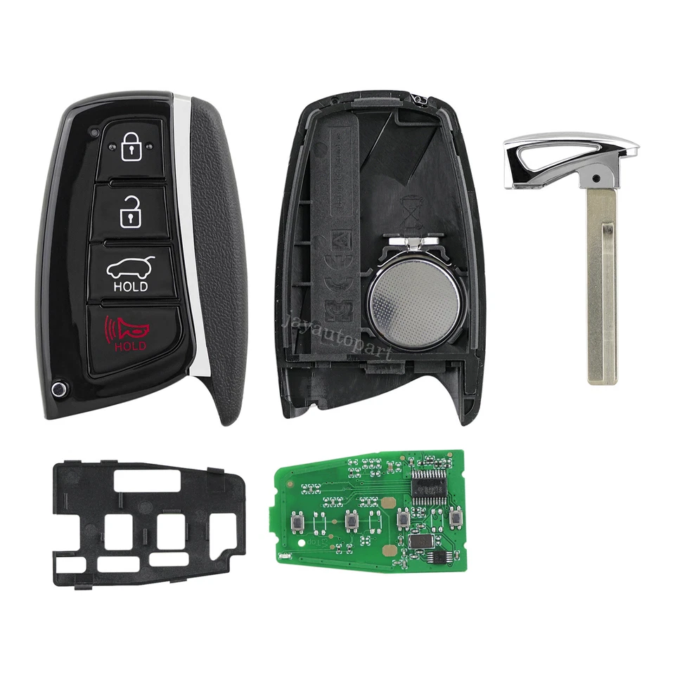 2 para HYUNDAI SANTA FE 2013 - 2018 MANDO A DISTANCIA INTELIGENTE PROXIMIDAD LLAVERO 95440-4Z200 Foto 3 de 4