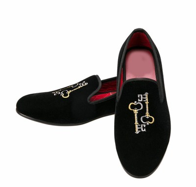 custom embroidered loafers