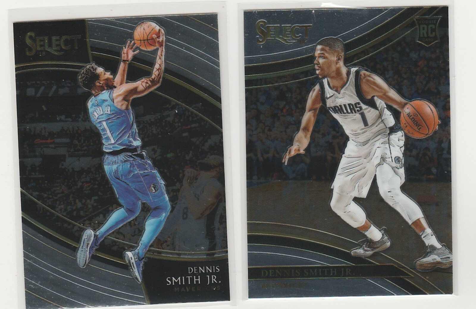 DENNIS SMITH JR. 2017-18 ROOKIE & 2018-19 SELECT COURTSIDE HIGH # SP #295 #209