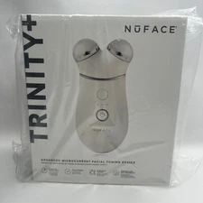 NuFACE Trinity+ Facial Toning Device Starter Kit + Super Antioxidant Booster NEW
