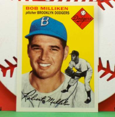1995 TOPPS Baseball *** Brooklyn Dodgers Archives Card # 79 *** BOB MILLIKEN