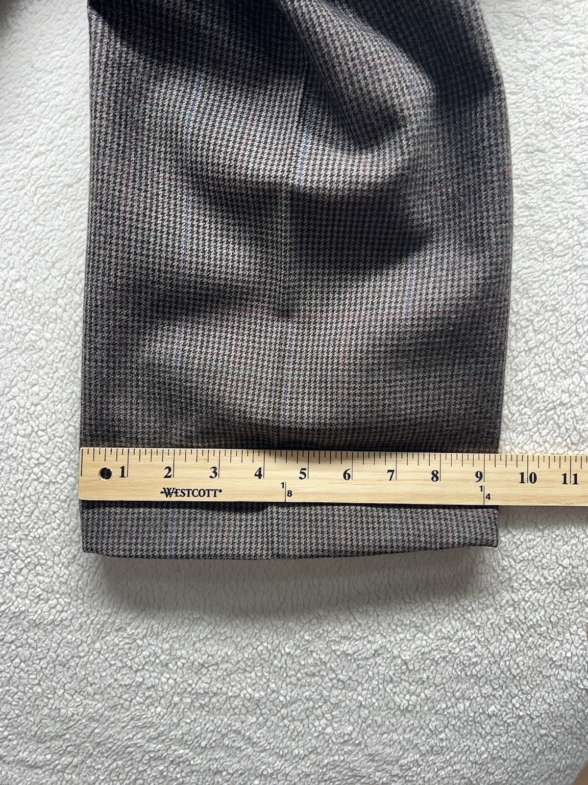 MEN 2 PIECE SUIT SET BROWN WITH BLUE STRIPES