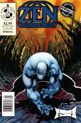 Zen Intergalactic Ninja Earth Day Annual #1 Newsstand Cover (1993) Zen