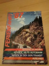 Heft Ferienfahrt 1987 Mit Dem Auto In Den Urlaub Reisen In Die DDR Und Anderes