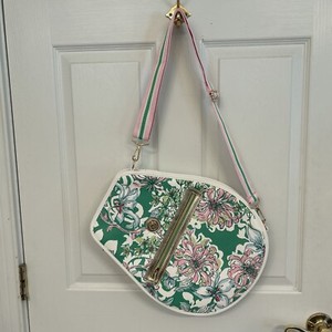 Lilly Pulitzer Tennis Racket Cover Spearmint Blossom Views