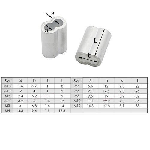 Férulas de alambre de aluminio M1 - M12 también para acero inoxidable marino - Imagen 5 de 21