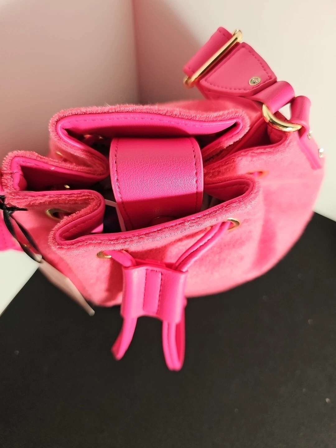 JUICY COUTURE Juicy Beach Couture borsa flash rosa a tracolla