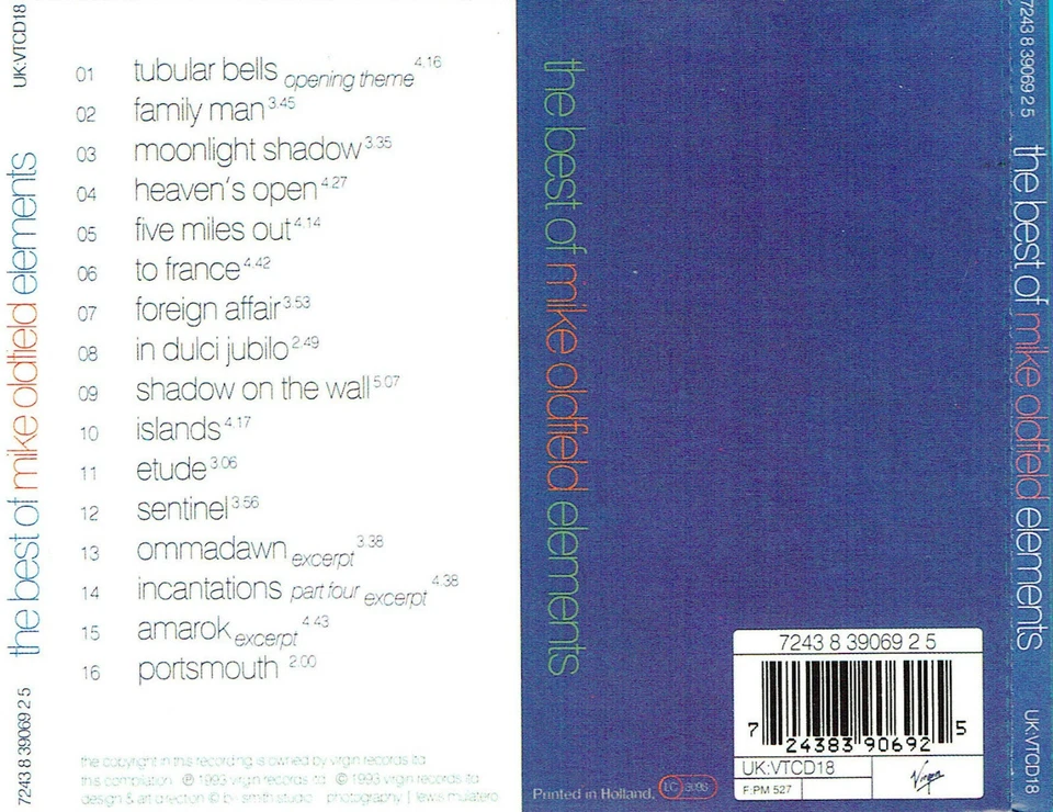 (CD) The Best Of Mike Oldfield - Elements - Moonlight Shadow, Shadow On The Wall - Bild 2 von 2
