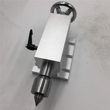 Tailstock Morse Taper NO.2 MT2 65mm Center Height Tail Stock for Rotary Axis