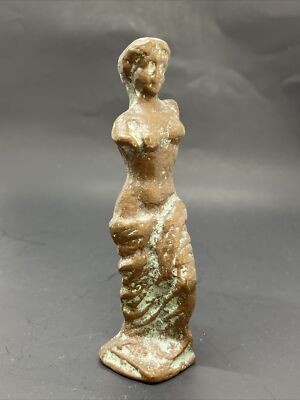 Venus De Milo Sculpture Aphrodite Goddess Solid Patina Bronze Color Metal 5.5 