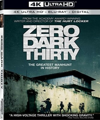Zero Dark Thirty 4K UltraHD Blu-ray Disc, DVD