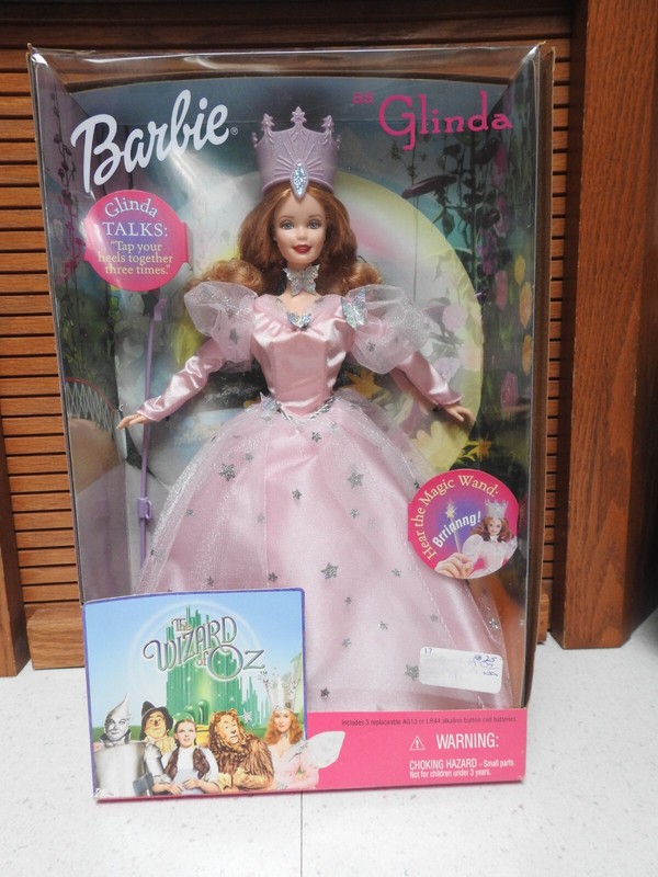 Barbie as Glinda The Good Witch Wizard of Oz 1999 Talking Doll Mattel 25813