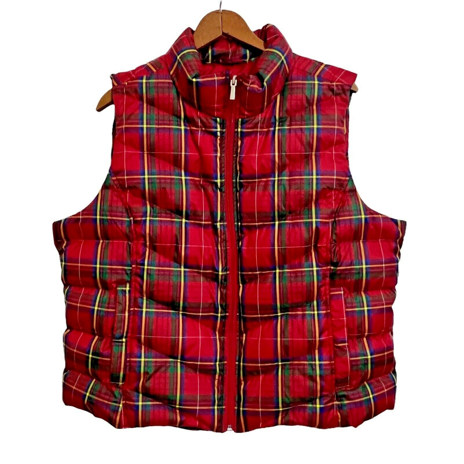 Lands End Puffer Vest Womens XLP Petite 