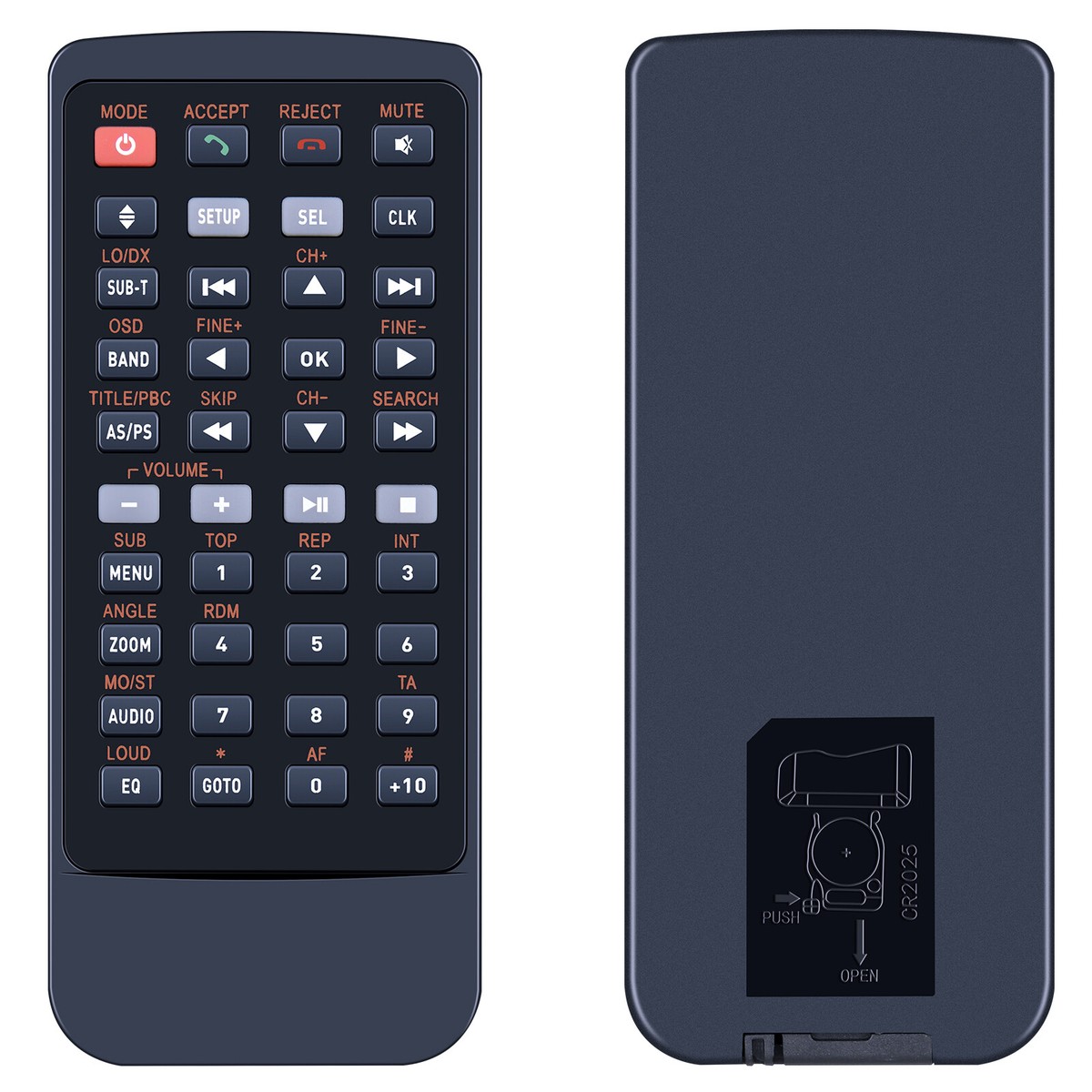 New Replace Remote Control For Dual Wireless DV637、DV605、DV705