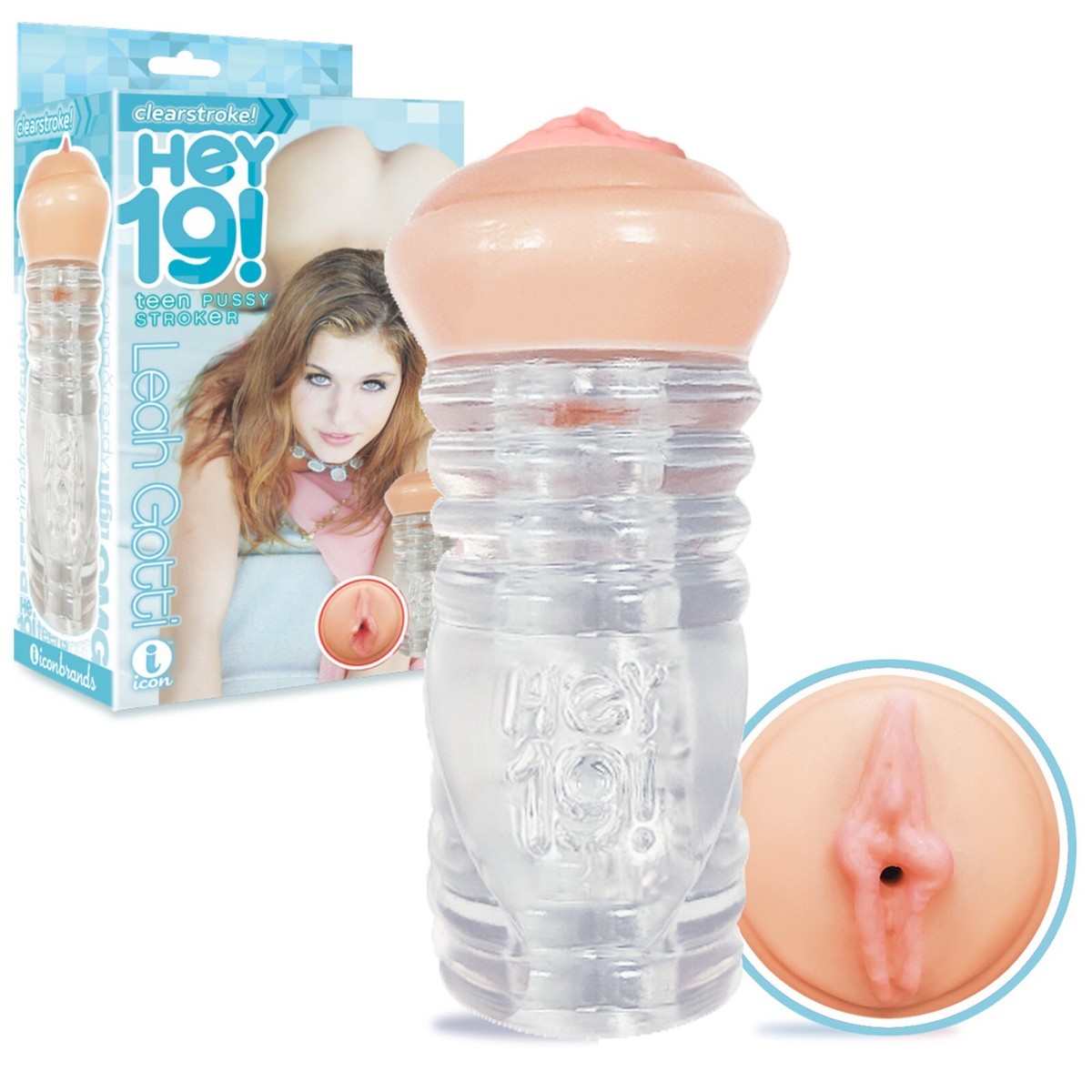 Icon Brands Hey 19! Clearstroke Leah Gotti - Realistic Pussy Masturbator |  eBay