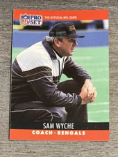 Sam Wyche HC 1990 Pro Set Bengals #68  *E804*