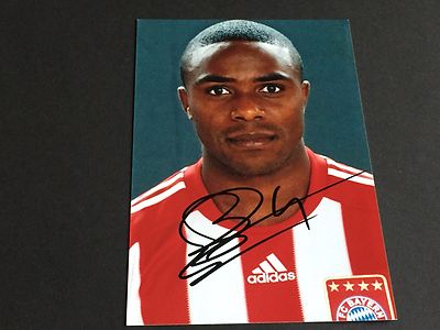 EDSON BRAAFHEID In-Person FC BAYER MÜNCHEN signed Photo 10x15
