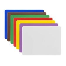 HYGIPLAS CHOPPING BOARD SET COLOUR CODED HACCP 7 PIECES SMALL 305 x 229 x 12mm