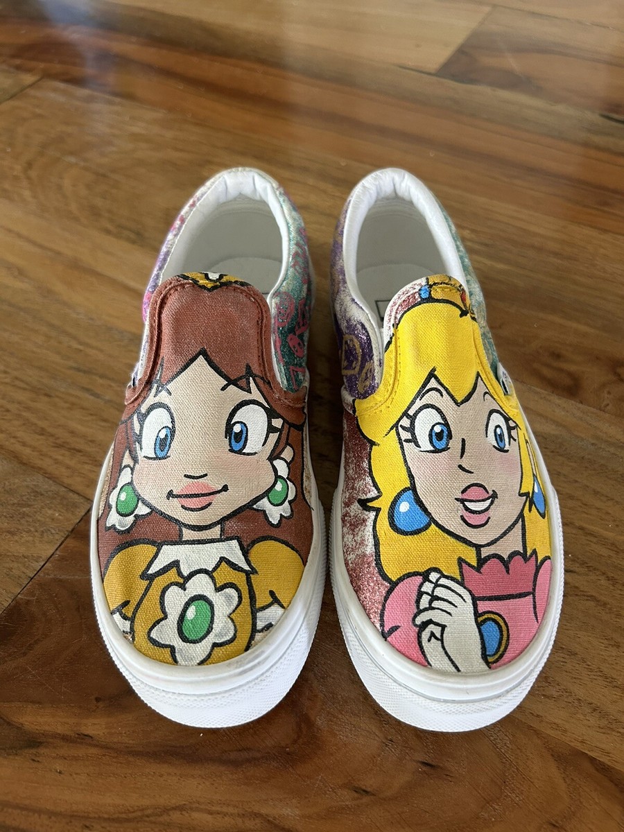 Vans Disney Princess Shoes Canada Vans Slip-On Custom Painted