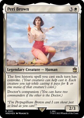 Peri Brown (Surge Foil) [Doctor Who] MTG Near Mint Foil - Picture 1 of 1