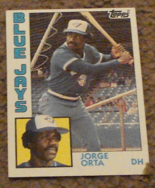 Orta, Blue Jays, 1984 312 Topps Baseball Card GD COND eBay