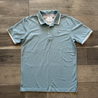 PUMA x Arnold Palmer Golf Polo Shirt Men s Size Small Seafoam/Mint Green AP Logo