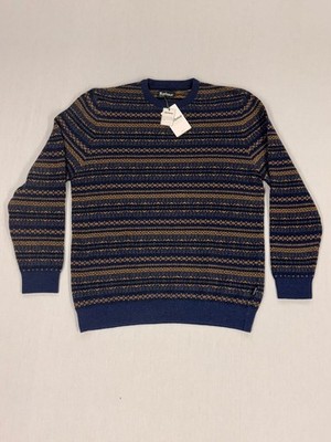 barbour wool jumper mens