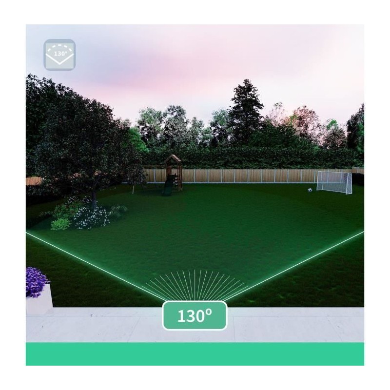 Caméra de sécurité Arlo Essential2 pack de 3 caméras connectées 2K blanches - 4