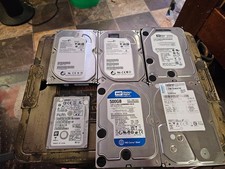 6x 500gb HDDs, Tested & working, Data cleaned 