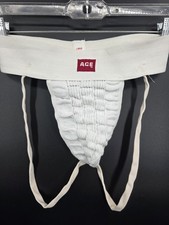 Vtg 1980s ACE Athletic Jockstrap Mens Large Knit Pouch Supporter USA Materials