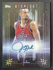 Juwan Howard 2025-26 Topps Midnight Dark Marks Auto #DM-JH -8d