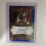 2024 Panini Select Rookie Signatures Luke McCaffrey Blue Prizm Auto /149