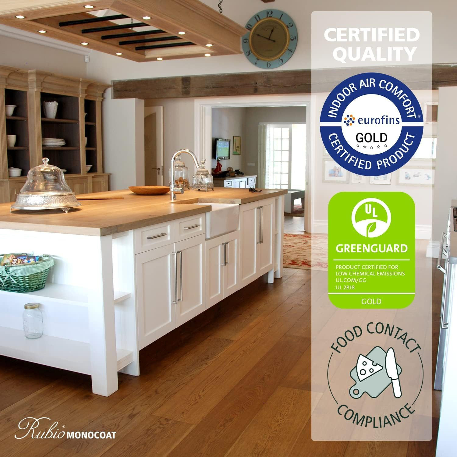 Rubio Monocoat Wood Oil Finish 175 Ft² - Pure | Oil plus 2C | Quick-Dry, Eco-Fri