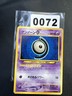 Unown D NO. 201 Neo Discovery Pokemon Japanese Moderately Played