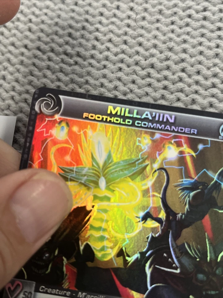 NM Chaotic Milla'iin Foothold Commander Alliances Unraveled Super Rare 69/200 - Image 4 of 4