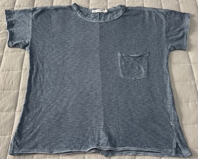 Rag & Bone Women's Short Sleeve Gray Front Pocket T-Shirt Size S NWOT