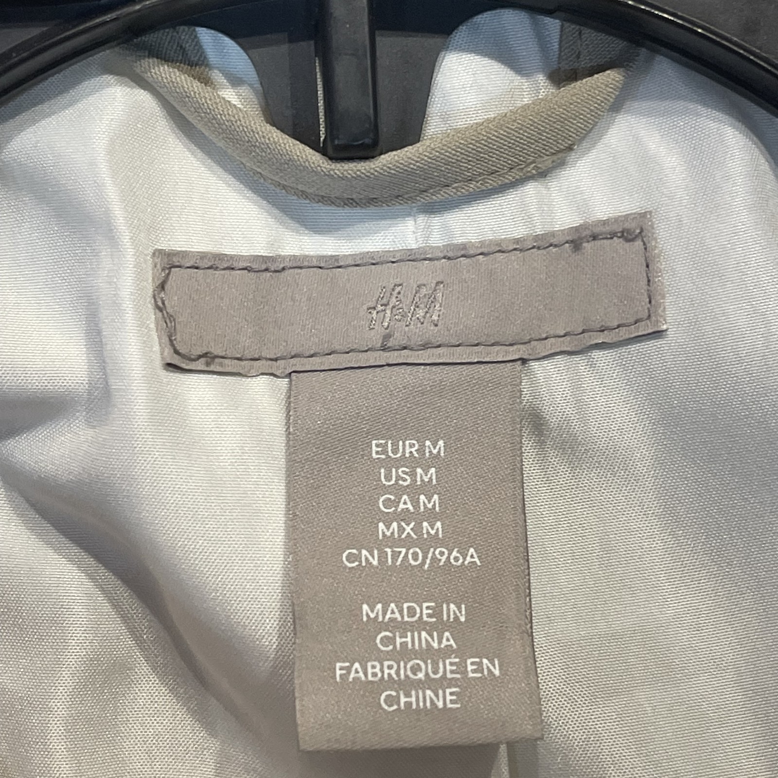 H&M Women's Beige Solid Single-Button Notch Colla… - image 5