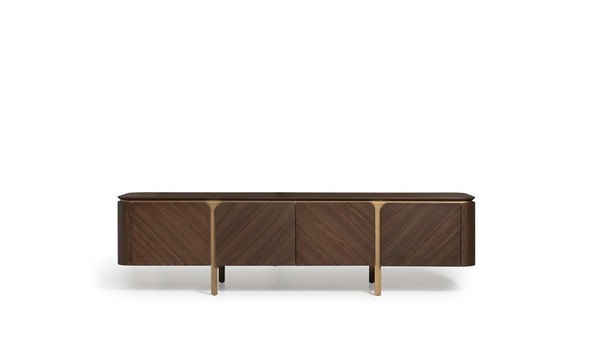 Sideboard Rtv Lowboard Tv StäNder Tisch Holz Braun Wohnwand Modern-image
