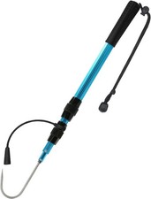 SANLIKE Telescopic Fish Gaff with Stainless Sea Fishing Spear Hook Tackle, Soft