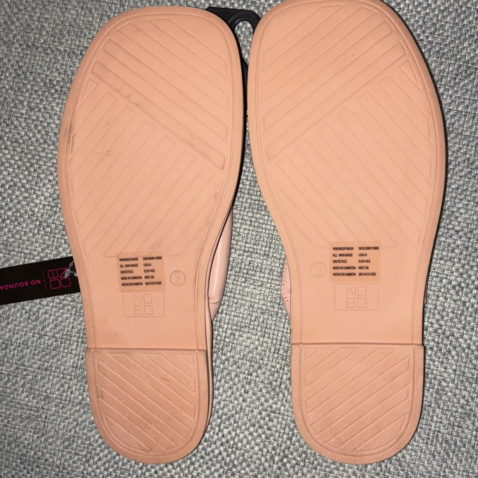 SAOLA Sandali infradito tanga rosa pastello floatie grossa suola ammortizzata gonfia Y2K taglia 9