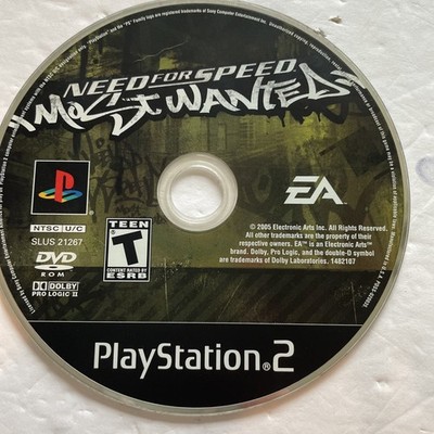 Need for Speed: Most Wanted (Sony PlayStation 2, 2005) Disc Only- Tested