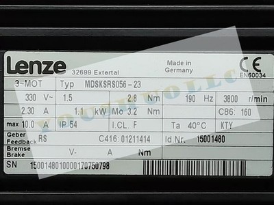 MDSKSRS056-23 New Sealed LENZE SERVO MOTOR Inverter MDSKSRS05623